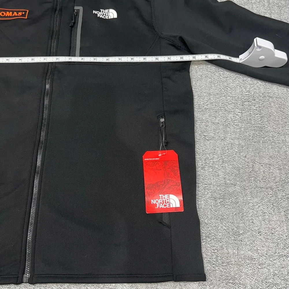 NWT‎ The North Face Skyline Full Zip Fleece Jacket Mens Large Black Company Logo